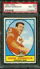 Goose Gonsoulin #34 Football Cards 1967 Topps Prices