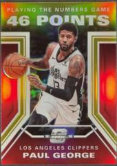 Paul George [Gold] Basketball Cards 2019 Panini Contenders Optic Playing the Numbers Game Prices