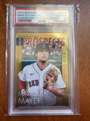 Marcelo Mayer [Gold] #MP-19 Baseball Cards 2023 Bowman Modern Prospects Prices