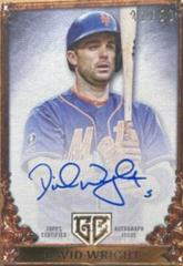 David Wright #GOG-DW Baseball Cards 2023 Topps Gilded Collection Gallery of Gold Autographs Prices