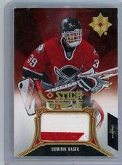 Dominik Hasek #SWM-HA Hockey Cards 2021 Ultimate Collection Stick With Me Prices