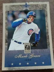Mark Grace #86 Baseball Cards 1997 Panini Donruss Elite Prices