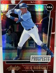 Julio Rodriguez [Spectrum Red] #P-6 Baseball Cards 2021 Panini Absolute Prospects Prices