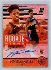 Ty Shon Alexander Basketball Cards 2020 Panini Illusions Rookie Signs Prices