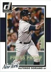 Alfonso Soriano [Gold Press Proof] Baseball Cards 2014 Donruss Prices