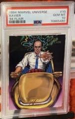 Xavier #10 Marvel 1994 Flair Prices