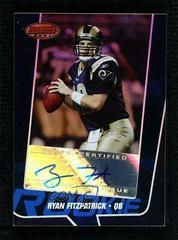Ryan Fitzpatrick [Autograph Blue] Football Cards 2005 Bowman's Best Prices