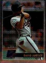 David Justice #22 Baseball Cards 1996 Topps Chrome Prices