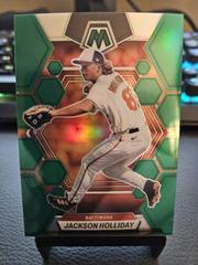 Jackson Holliday [Green] #15 Baseball Cards 2023 Panini Chronicles Mosaic Prices