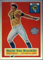 Norm Van Brocklin #58 Football Cards 2001 Topps Archives Reserve Prices