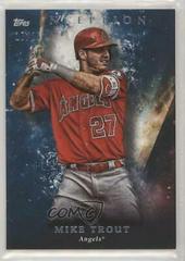 Mike Trout [Blue] #100 Baseball Cards 2018 Topps Inception Prices
