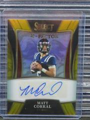Matt Corral [Gold] #RS-MCO Football Cards 2022 Panini Select Draft Picks Rookie SIgnatures Prices