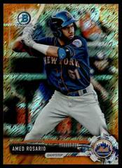 Amed Rosario [Orange Shimmer] Baseball Cards 2017 Bowman Chrome Prospects Prices