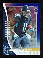A.J. Brown [Spectrum Blue] #101 Football Cards 2019 Panini Absolute Prices