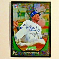 Salvador Perez [Refractor] Baseball Cards 2011 Bowman Chrome Draft Prices