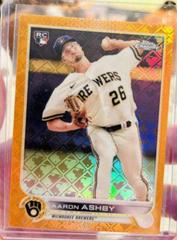 Aaron Ashby [Orange] #91 Baseball Cards 2022 Topps Chrome Logofractor Prices