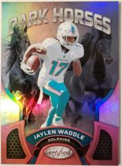 Jaylen Waddle [Pink] Football Cards 2022 Panini Certified Dark Horses Prices