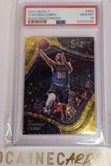 Stephen Curry [Gold Disco Prizm] #121 Basketball Cards 2021 Panini Select Prices