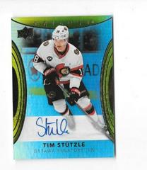 Tim Stutzle [Gold Autograph] #1 Hockey Cards 2022 Upper Deck Trilogy Prices