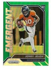 Jerry Jeudy [Green] #8 Football Cards 2020 Panini Prizm Emergent Prices