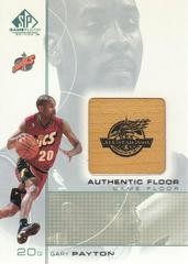 Gary Peyton #GP Basketball Cards 2000 SP Game Floor Authentic Floor Prices