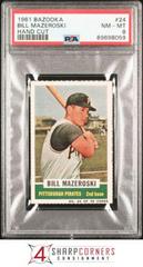 Bill Mazeroski [Hand Cut] #24 Baseball Cards 1961 Bazooka Prices