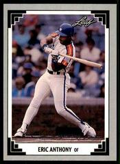 Eric Anthony #181 Baseball Cards 1991 Leaf Prices