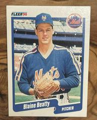Blaine Beatty #197 Baseball Cards 1990 Fleer Prices