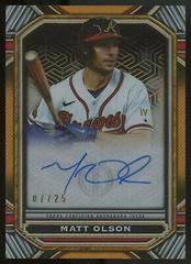 Matt Olson [Orange] Baseball Cards 2023 Topps Tribute Iconic Perspectives Autographs Prices