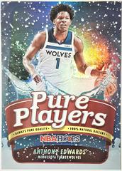 Anthony Edwards [Winter] Basketball Cards 2022 Panini Hoops Pure Players Prices