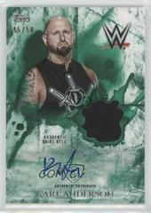 Karl Anderson [Green] Wrestling Cards 2018 Topps WWE Undisputed Autograph Relic Prices