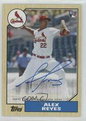 Alex Reyes Baseball Cards 2017 Topps 1987 Autographs Prices