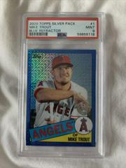 Mike Trout [Blue Refractor] Baseball Cards 2020 Topps Silver Pack 1985 Chrome Promo Prices