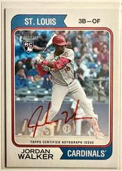 Jordan Walker [Special Edition Red Ink] #ROA-JW Baseball Cards 2023 Topps Heritage Real One Autographs High Number Prices