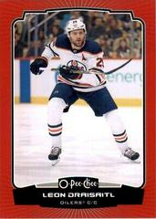 Leon Draisaitl [Red Border] #4 Hockey Cards 2022 O Pee Chee Prices