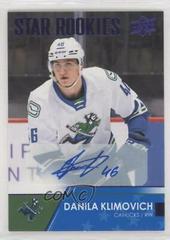 Danila Klimovich [Autograph] Hockey Cards 2021 Upper Deck AHL Prices