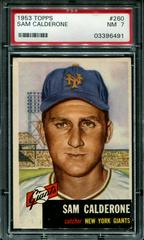 Sam Calderone Baseball Cards 1953 Topps Prices
