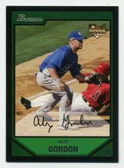 Alex Gordon #15 Baseball Cards 2007 Bowman Draft Picks Prices