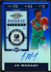 JA Morant [SP Autograph Blue] Basketball Cards 2019 Panini Contenders Optic Prices
