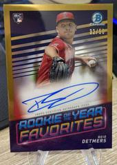 Reid Detmers [Gold] #ROYF-RD Baseball Cards 2022 Bowman Rookie of the Year Favorites Autographs Prices