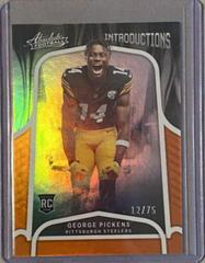 George Pickens [Spectrum Orange] #INT-15 Football Cards 2022 Panini Absolute Introductions Prices