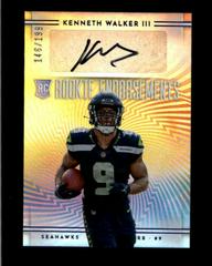 Kenneth Walker III Football Cards 2022 Panini Illusions Rookie Endorsements Autographs Prices