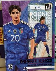 Matteo Cancellieri [Purple] Soccer Cards 2022 Panini Donruss Rookie Kings Prices