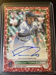 Spencer Torkelson [Red Metallic] #WHA-ST Baseball Cards 2022 Topps Holiday Autographs Prices