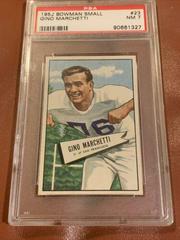 Gino Marchetti Football Cards 1952 Bowman Small Prices