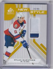 Dylan Guenther [Gold Patch] #NS-DG Hockey Cards 2021 SP Game Used CHL New Style Prices
