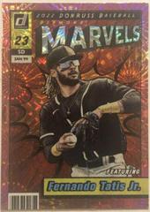 Fernando Tatis Jr. [Pink Fireworks] Baseball Cards 2022 Panini Donruss Marvels Prices