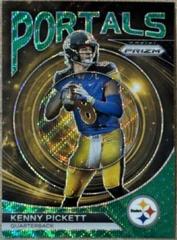Kenny Pickett [Prizms Green Wave] #PO-1 Football Cards 2023 Panini Prizm Portals Prices