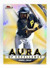 Oneil Cruz [Gold] #AE-OC Baseball Cards 2022 Topps Finest Aura of Excellence Prices