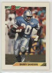 Barry Sanders Football Cards 1992 Bowman Prices
